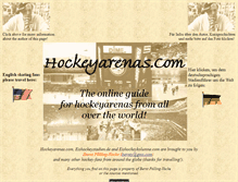 Tablet Screenshot of hockeyarenas.com